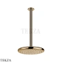 Gessi Goccia Верхний душ с потолочным кронштейном под размер 33768-735, Warm Bronze PVD