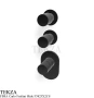 FIMA Carlo Frattini Slide Термостат для душа, 2 потока, внешняя часть F5823X2CS, black хром Brush