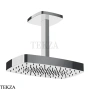 Gessi Jacqueline Верхняя регулируемая лейка с потолочным кронштейном 77151-031, хром глянец