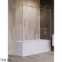 Radaway Idea PN DWJ+S Шторка на ванну 140 см, правая, 10042140-01-01R, хром глянец