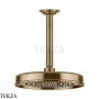 Gessi VENTI20 Верхний душ 200 с потолочным креплением под размер 65150-726, Warm Steel Br. PVD
