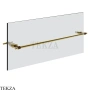 Gessi Jacqueline Полотенцедержатель для крепления на стекло, 60 см 77515-727, шампань Brushed