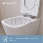 Aqueduto MACIO Plus Комплект унитаза торнадо c инсталляцией, кнопка белый глянец AQDS155T, Белый глянец