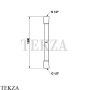 Gessi 316 SHOWER Шланг для душа с оболочкой ПВХ 54137-239, Steel Brushed