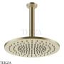 Gessi 316 SHOWER Верхняя душевая лейка D30 с креплением 54146-727, Brushed Brass PVD