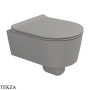 Flaminia LINK Mini Link унитаз подвесной GoClean чаша без ободка 5064GCEN, серый Cenere матовый