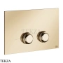 Gessi VENTI20 Клавиша смыва для инсталляции SANIT, Villeroy&Boch 54659-735, Warm Bronze PVD