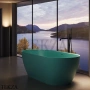 Dea Design Edge Ванна отдельностоящая овальная 150x75 Solid Surface DD8670 1500 9, Sage №9