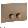 Gessi Incastri Клавиша смыва для инсталляции Geberit Sigma 8 и Sigma 12 75611-761, бронза Coffee
