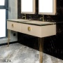 ARMADI ART LUCIDO Подстолье для тумбы 140 см 771-140-Gold, GOLD (золото)
