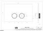 Gessi ANELLO Клавиша смыва для инсталляции viega prevista, Villeroy&Boch 54633-791, Deep Bronze Br. PVD