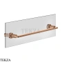 Gessi INCISO accessories Полотенцедержатель для крепления на стекло, 45 см 58615-030, Copper PVD