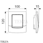 TECE TECEambia Urinal, Лицевая панель для клавиши смыва писсуара 9820081, белый глянец