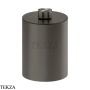 Gessi Ludovica Ведёрко, корзина для мусора с крышкой crystals 76690-707, black хром Brush