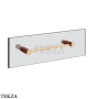 Gessi Pelle Tresse Полотенцедержатель для крепления на стекло, 30 см 78711-430, Red Cherry/ Warm Bronze PVD