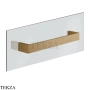 Gessi Rettangolo Полотенцедержатель для крепления на стекло, 30 см 20961-791, Deep Bronze Brushed PVD