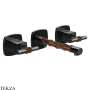 Gessi Jacqueline Смеситель для раковины, внешняя часть 77091-706, black хром глянец