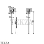 Gessi Rettangolo-Inverso Излив потолочный для раковины 160 см 20099-031, хром глянец