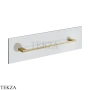 Gessi Origini Полотенцедержатель для крепления на стекло, 45 см 66513-727, Brushed Brass PVD