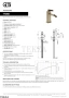 Gessi Jacqueline Смеситель для биде без гарнитура 77268-708, медь Brushed