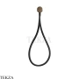 Gessi HI-FI Душевой комплект с магнитной лейкой, шланг из Darkflex 63199-761, Coffee Bronze Brushed PVD