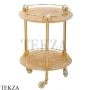 Migliore Cristalia SWAROVSKI Туалетный столик на колесиках 16818, хром глянец