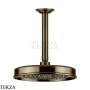Gessi VENTI20 Верхний душ 200 с потолочным креплением под размер 65150-791, Deep Bronze Br. PVD