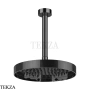 Gessi Inverso Diamantato Верхняя лейка с кронштейном D25,0 см 63650-706, Black Metal PVD