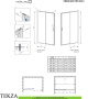 Radaway Premium Pro DWJ Душевая дверь раздвижная 110 см, левая L, 1014110-01-01L, хром глянец