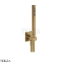 Gessi Incastri Душевой комплект, стержневая лейка 73523-726, бронза Brushed
