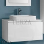ARTELINEA DOMINO Мебель для ванной комнаты, отделка фасадов стекло