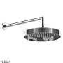 Gessi Incastri RIGATO Верхняя лейка D25 с кронштейном из стены 63745-031, хром глянец