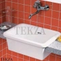 Hatria SPECIALS Раковина хозяйственная на столешницу, с переливом Y1VD01, белый глянец