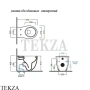 Hatria LE FIABE Унитаз приставной Y1E201, сиденье с микролифтом, белый глянец (снято с производства)