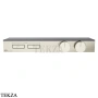 Gessi HI-FI Термостатический смеситель с полочкой, на 2 потока, внешняя часть 63022-720, никель глянец