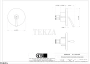 Gessi Goccia Смеситель для излива для раковины, внешняя часть 33744-149, Finox Br. Nickel