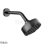 Gessi ANELLO Верхняя лейка D11,8 см с кронштейном 63354-706, Black Metal PVD