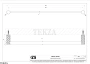 Gessi Pelle Tresse Держатель для банного полотенца 60 см 78703-447, Red Cherry/ Coffee Bronze Br. PVD