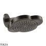 Gessi Ludovica Верхняя душевая лейка с кронштейном из стены 76148-707, black хром Brush