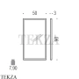 Colombo FASHION MIRRORS Зеркало в раме без подсветки B2043.CR, хром глянец