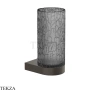 Gessi Incastri Стакан настенный, Light smoke 75407-707, black хром Brush