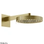 Gessi Incastri Верхняя лейка D30 с кронштейном из стены 75168-727, шампань Brushed