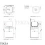 Flaminia Flag FlagDeep раковина накладная 42×42×28 см, белый глянец