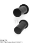 FIMA Carlo Frattini Slide Термостат для душа, 2 потока, внешняя часть F5803N7CS, black хром Brush