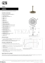 Gessi Inverso Diamantato Верхняя лейка с кронштейном D25,0 см 63650-761, Coffee Bronze Brushed PVD