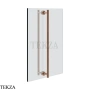 Gessi Ludovica Полотенцедержатель для крепления на стекло, 60 см 76633-708, медь Brushed