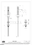 Gessi Pelle Tresse Смеситель для биде, с донным клапаном Stop&Go, 78267-432, Crème/ Finox Br. Nickel
