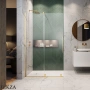 Radaway Furo Walk-in Душевая дверь 53,8 см, левая, 10106538-09-01L, золото глянец