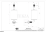 Gessi VENTI20 Дозатор для жидкого мыла настенный белый 65413-791, Deep Bronze Br. PVD