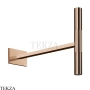 Gessi Incastri Верхний душ с держателем из стены 75148-030, медь глянец